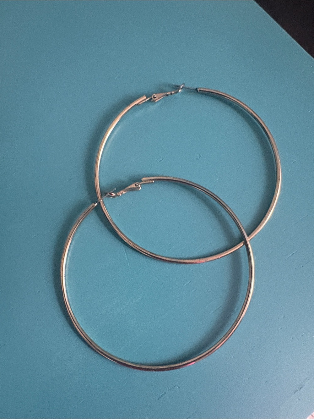 Silver Hoop Earrings - Elegant Large Silver Hoops